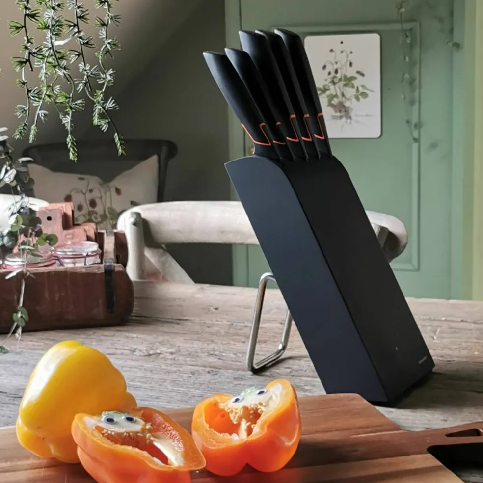 Edge Knivset med Knivblock