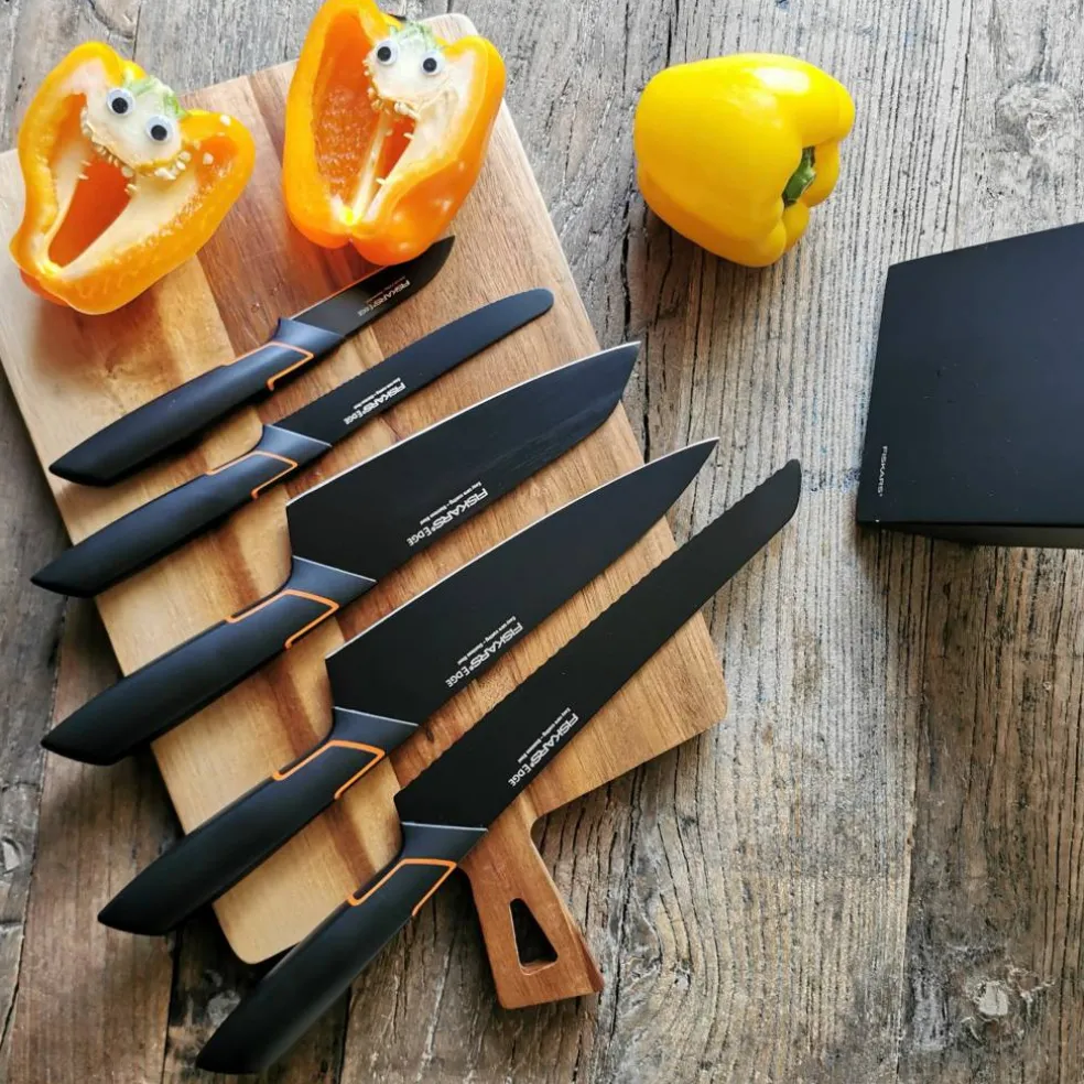 Edge Knivset med Knivblock