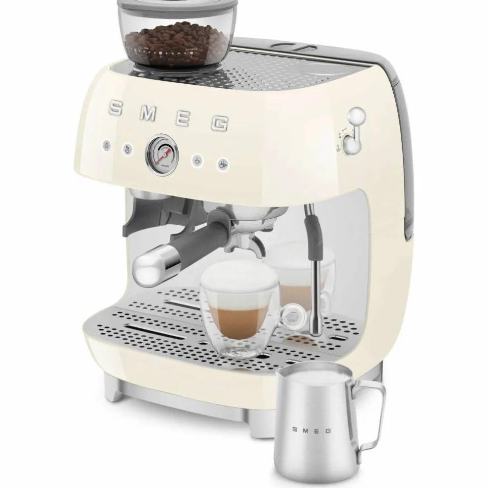 EGF03 Manuell espressomaskin, vit