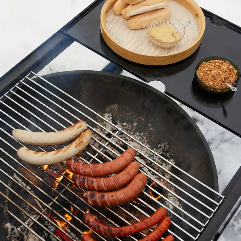 Eldstad med grillgaller
