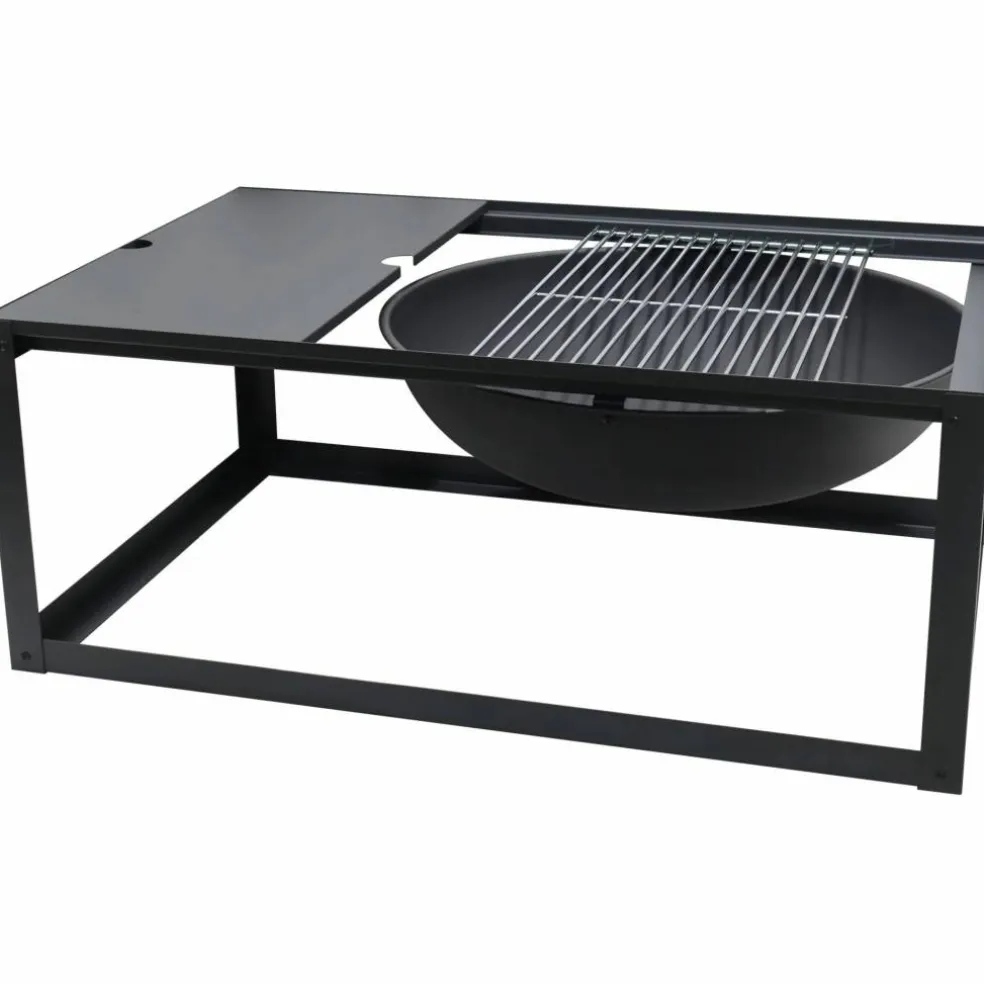 Eldstad med grillgaller