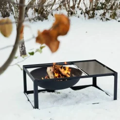 Eldstad med grillgaller