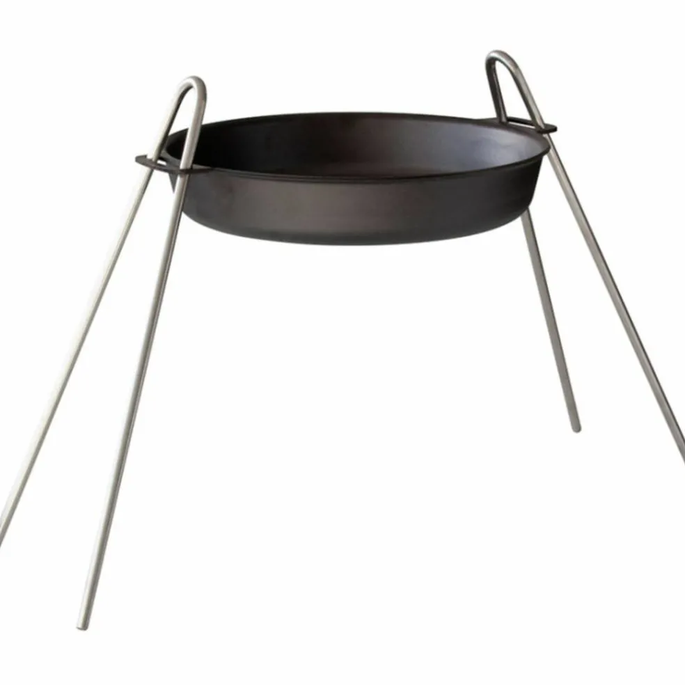 Eldställning, 37 cm, rostfritt stål