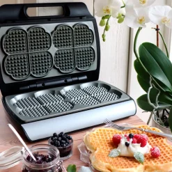 Elegance 910.2 dubbelt våffeljärn, keramiskt