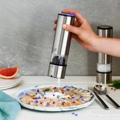 Elektrisk Salt- & Pepparkvarn20 cm Rostfritt Stål