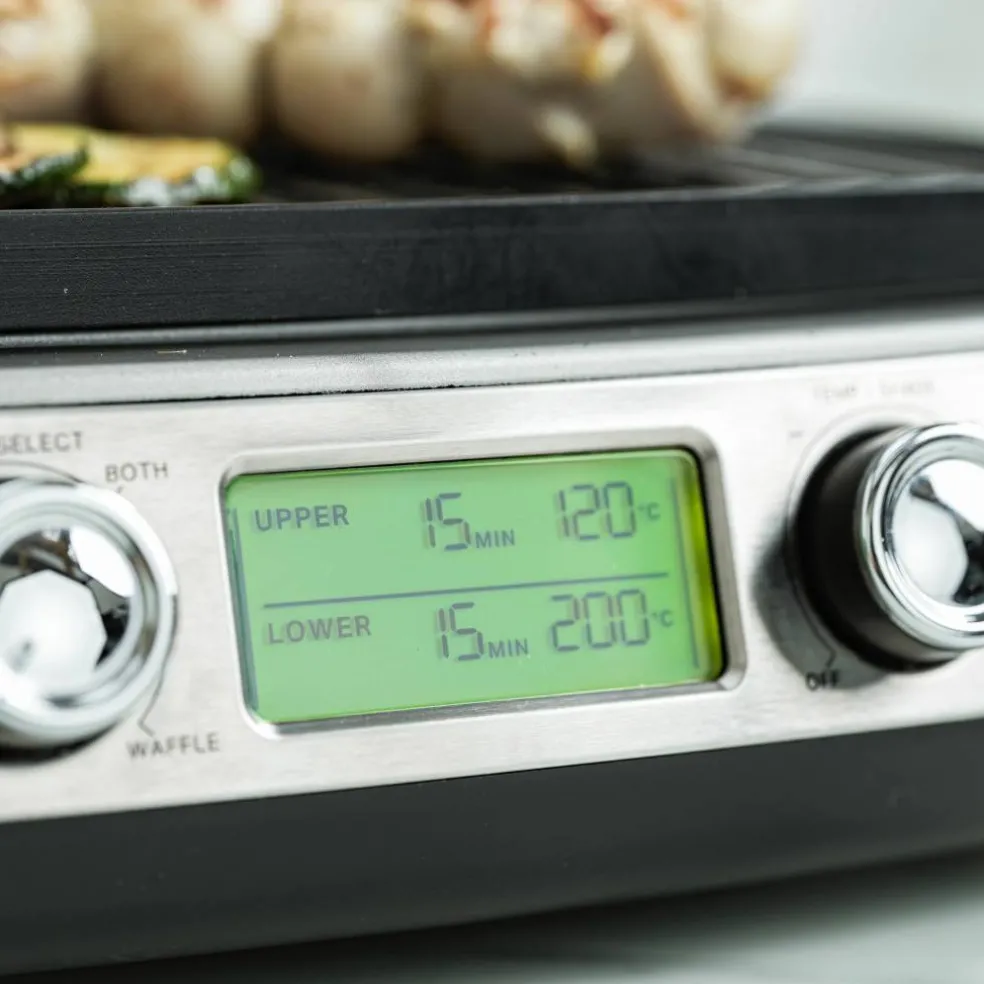 Elite kontaktgrill, stainless steel