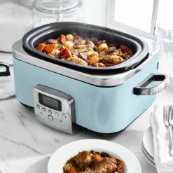 Elite Slow Cooker, blue haze