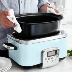 Elite Slow Cooker, blue haze