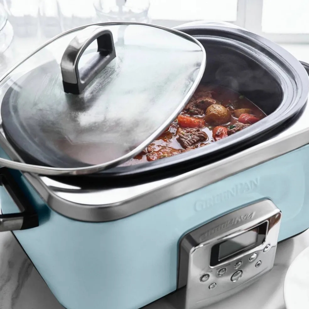 Elite Slow Cooker, blue haze
