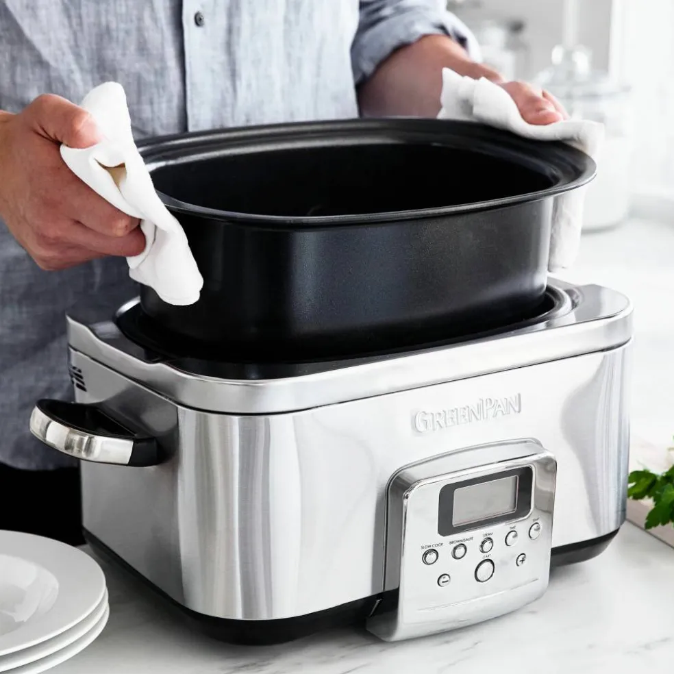 Elite Slow Cooker, cloud cream