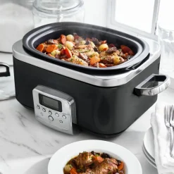 Elite Slow Cooker, stainless steel