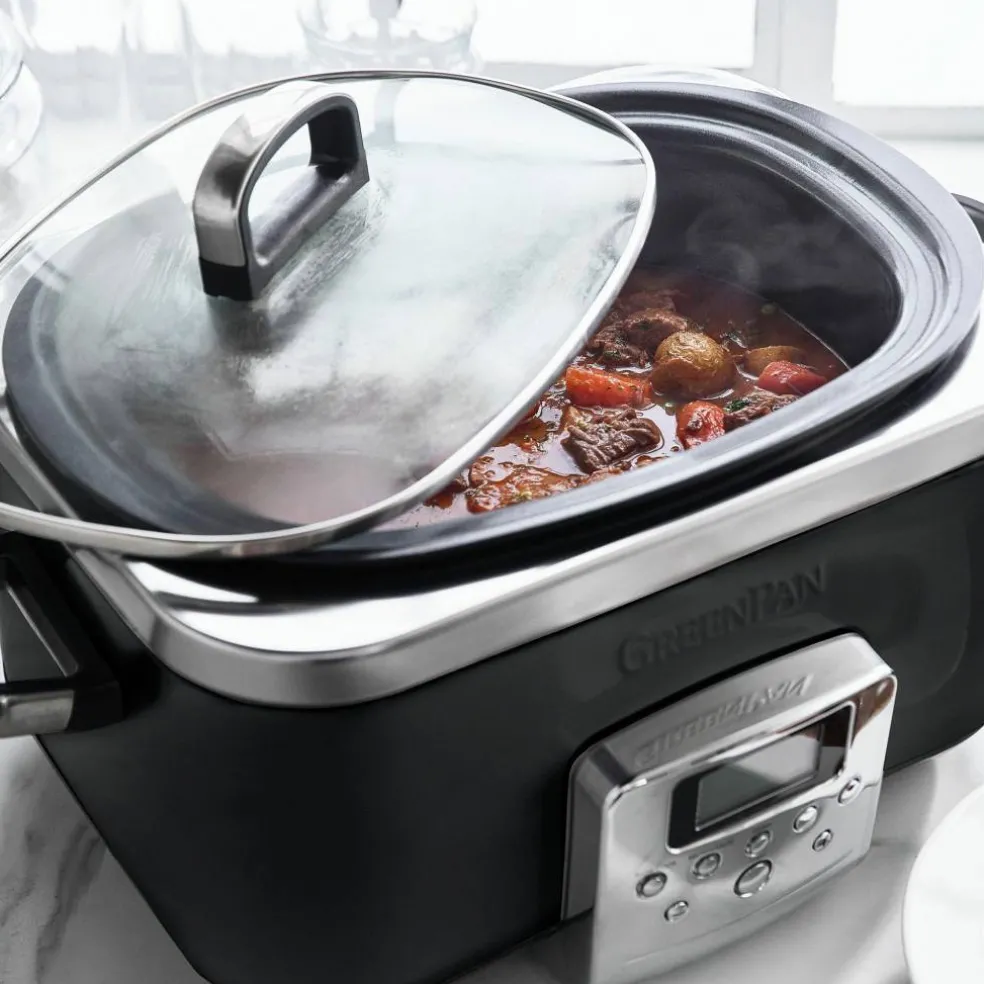 Elite Slow Cooker, stainless steel