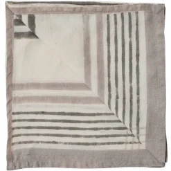 Ella servet, grey checkerd