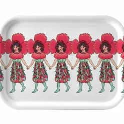 Elsa Beskow bricka 27 × 20 cm, The Strawberry Family