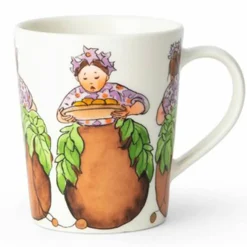 Elsa Beskow mugg 28 cl, Aunt Brown