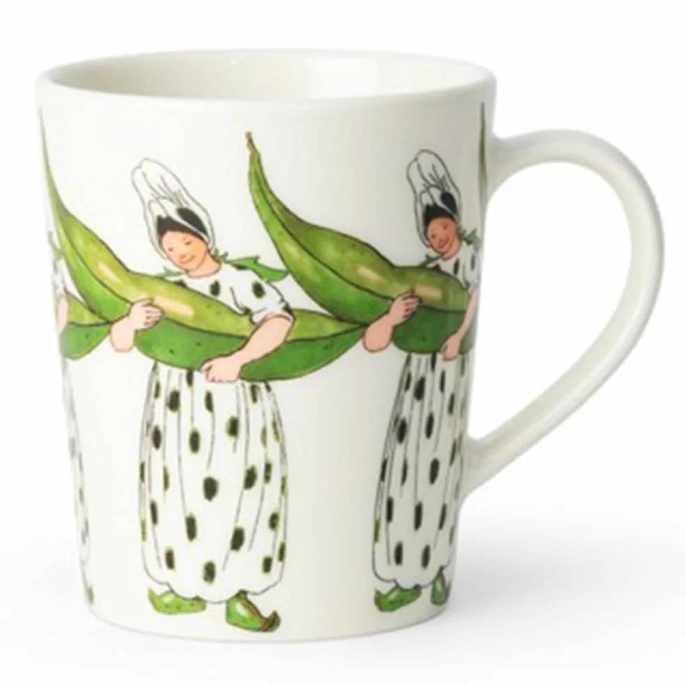 Elsa Beskow mugg 28 cl, Nasturtium