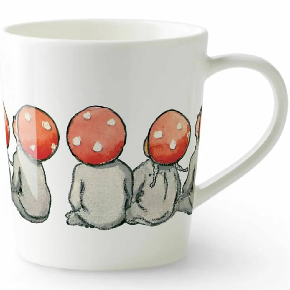 Elsa Beskow mugg med handtag 40 cl, Nasturtium