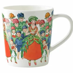 Elsa Beskow mugg med handtag 40 cl, Nasturtium