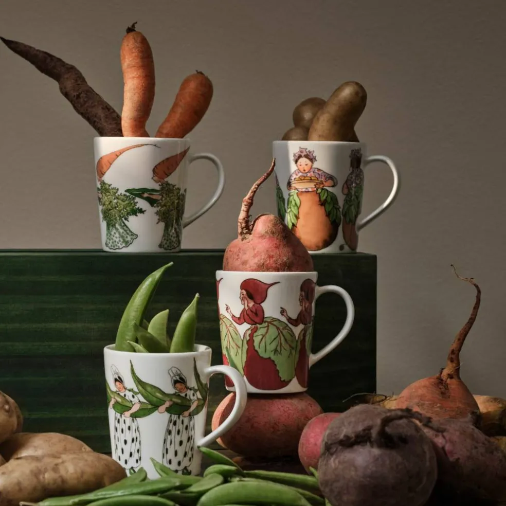 Elsa Beskow mugg med handtag 28 cl, Mrs Potato