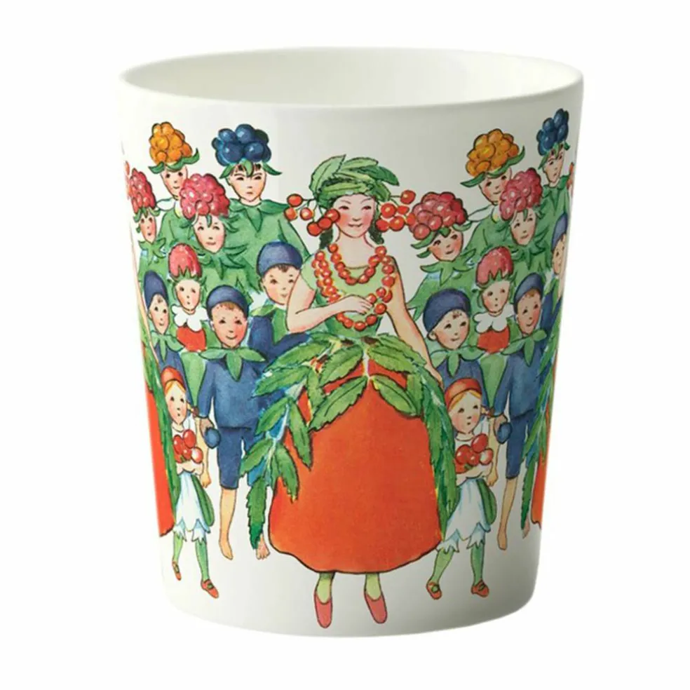 Elsa Beskow mugg med handtag 28 cl, Mrs Broad Bean