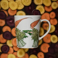 Elsa Beskow mugg med handtag 28 cl, Mrs Broad Bean