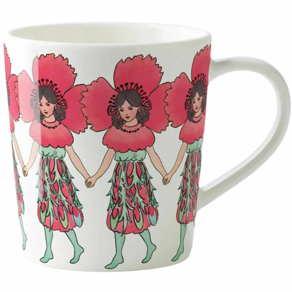 Elsa Beskow mugg med handtag 40 cl, poppy