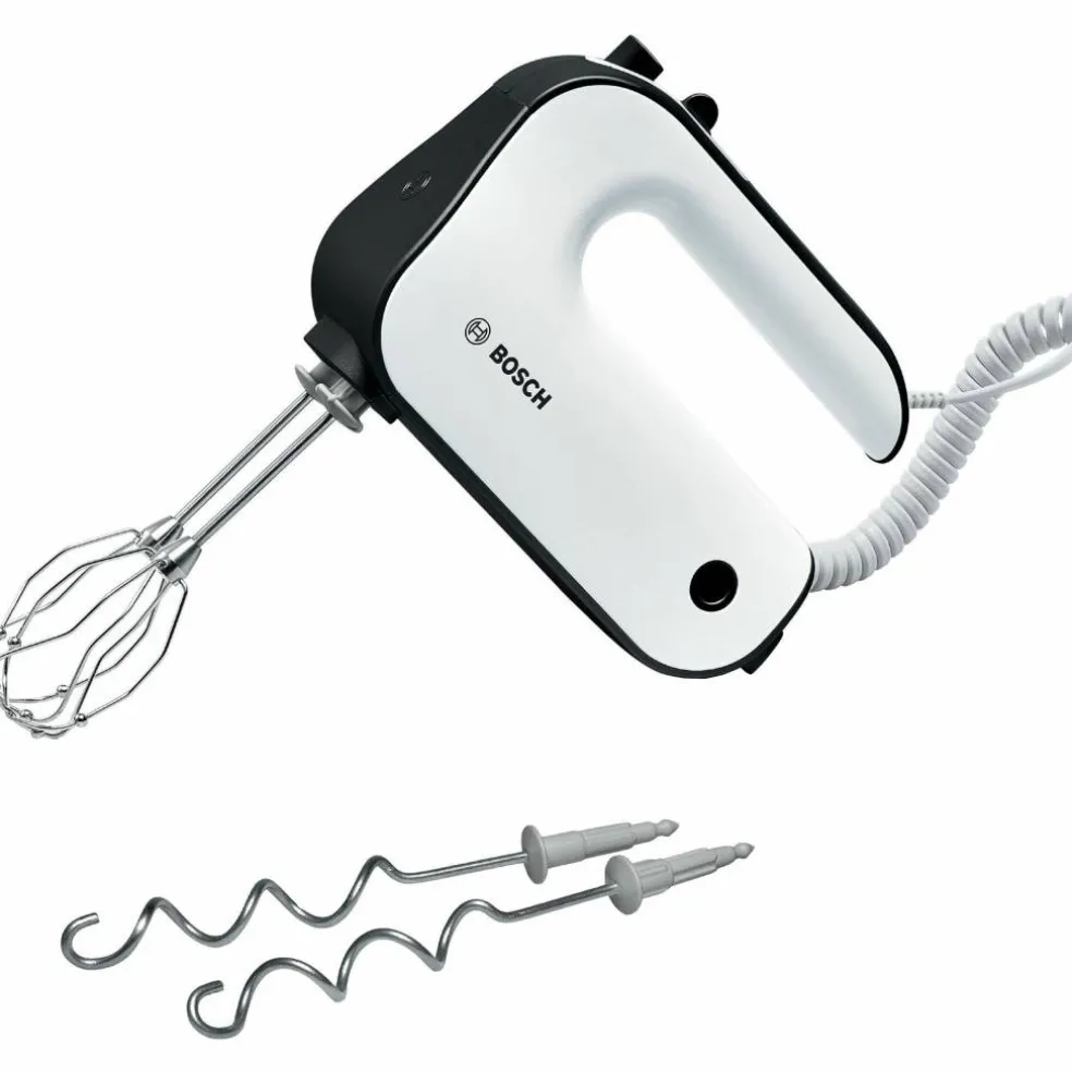Elvisp med spiralsladd, 550 watt, vit/antracit