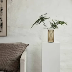 Ensemble vas 22 cm, brun/grå