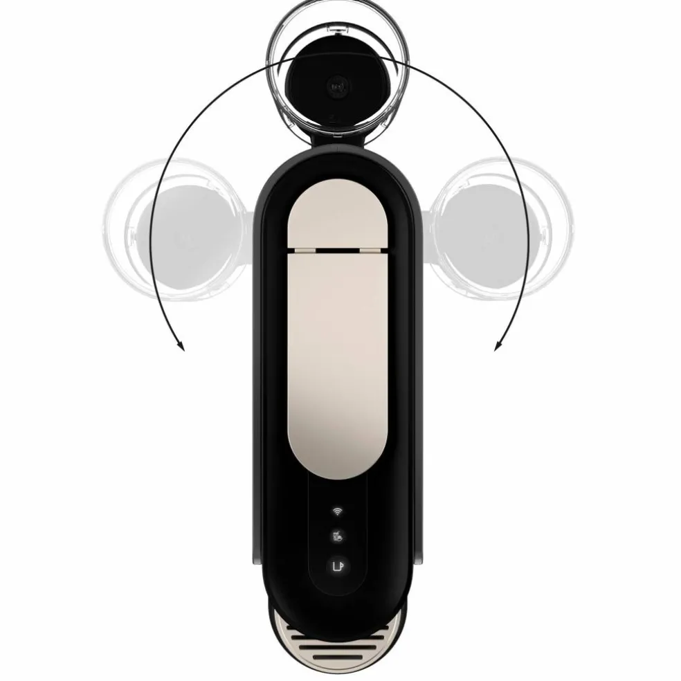 ENV200.GYAE Vertuo Up kapselmaskin med mjölkskummare 1,4 liter, grå