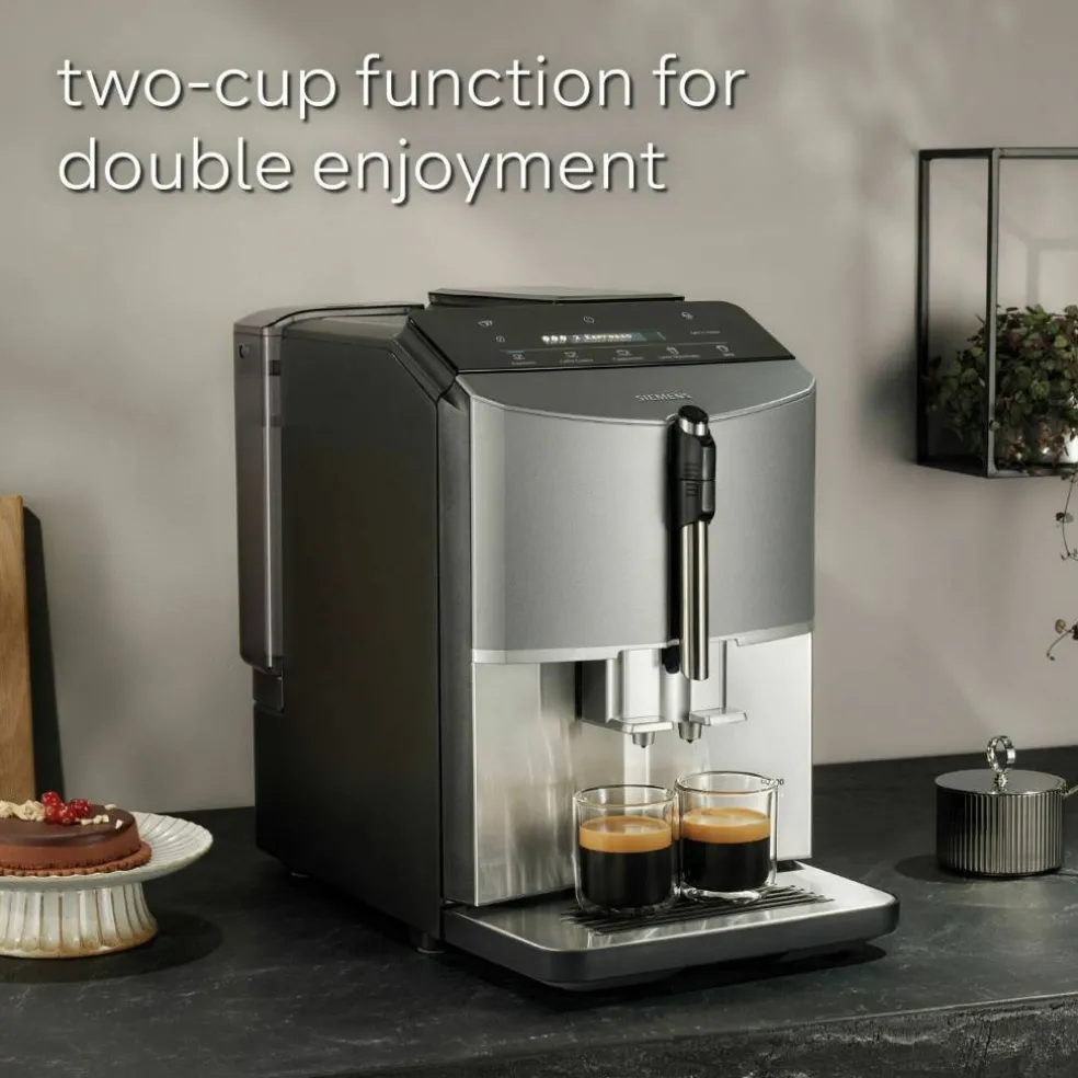 EQ300 Helautomatisk espressomaskin, rostfritt stål