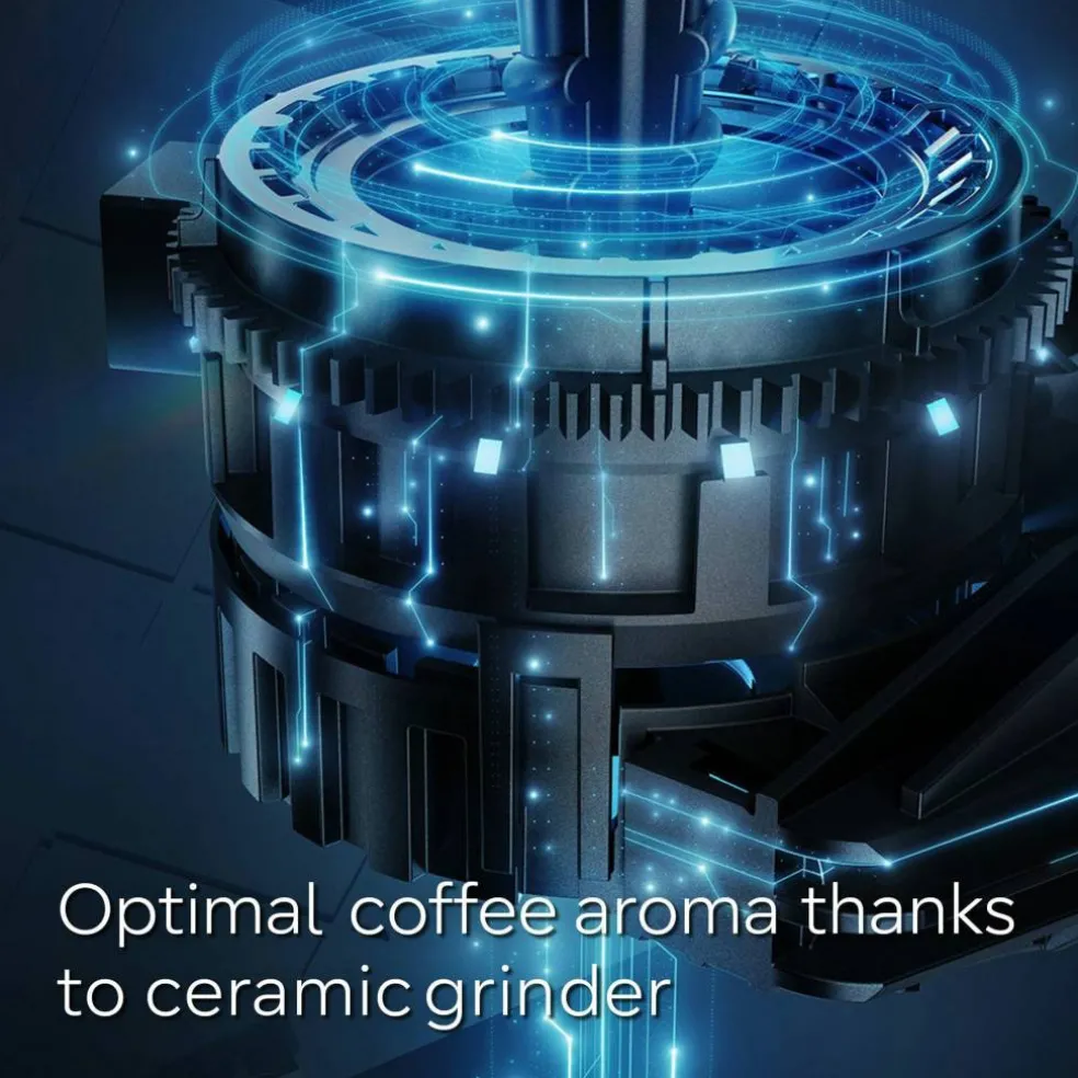 EQ300 Helautomatisk espressomaskin, rostfritt stål
