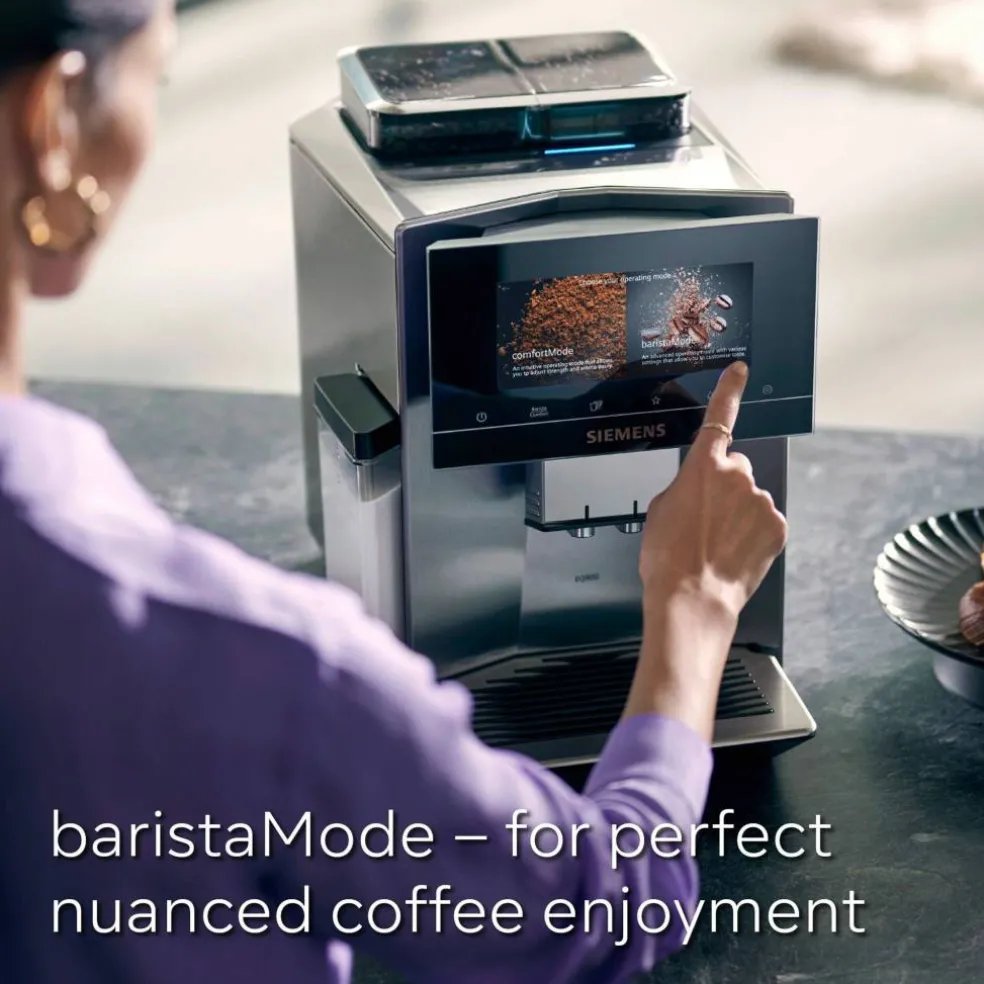EQ900 Helautomatisk espressomaskin, rostfritt stål
