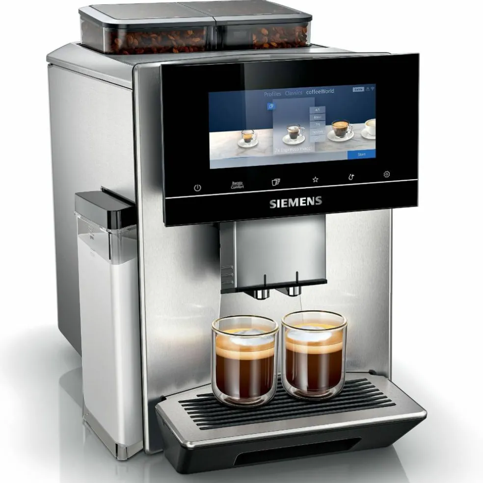 EQ900 Helautomatisk espressomaskin, rostfritt stål
