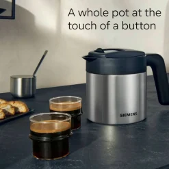 EQ900 Helautomatisk espressomaskin, rostfritt stål
