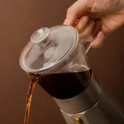 Espressokokare, silver