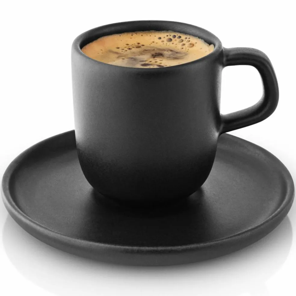 Espressokopp med fat