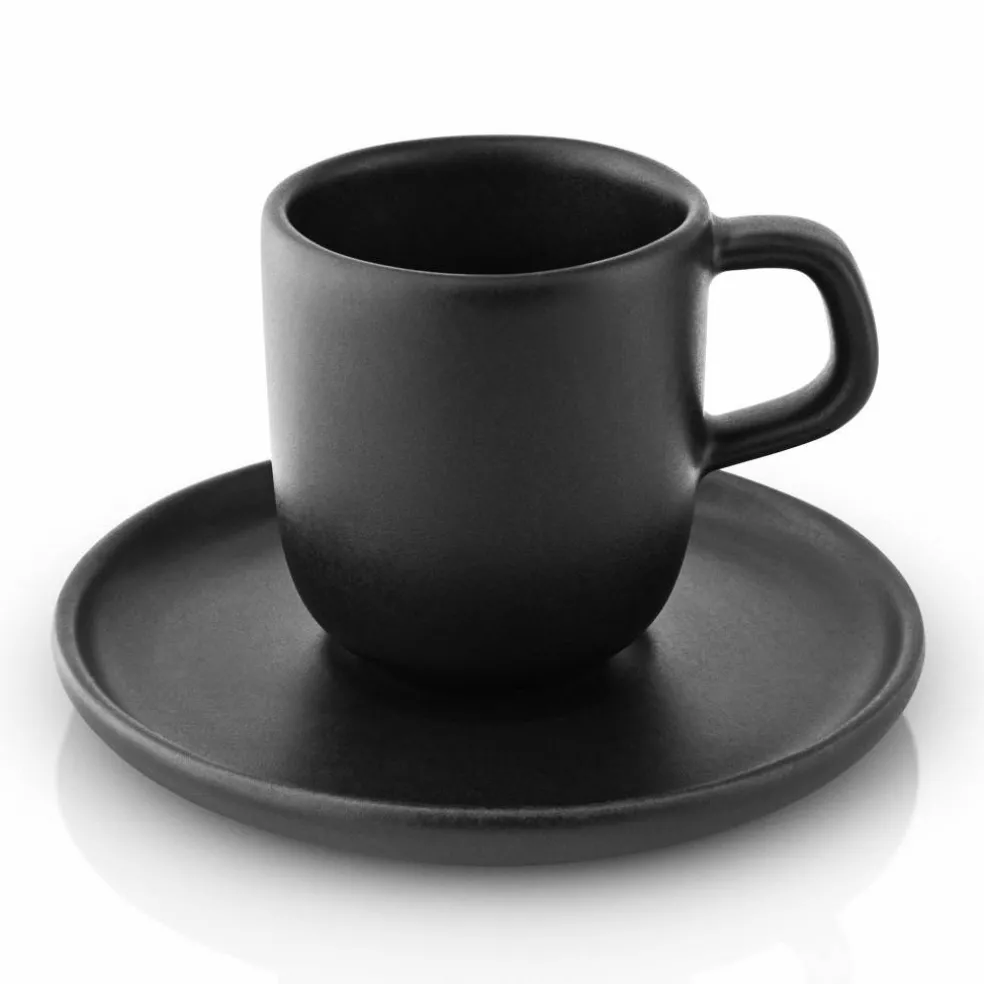 Espressokopp med fat