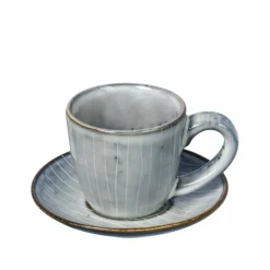 Espressokopp med fat