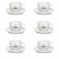 Espressokopp 6-pack, vit