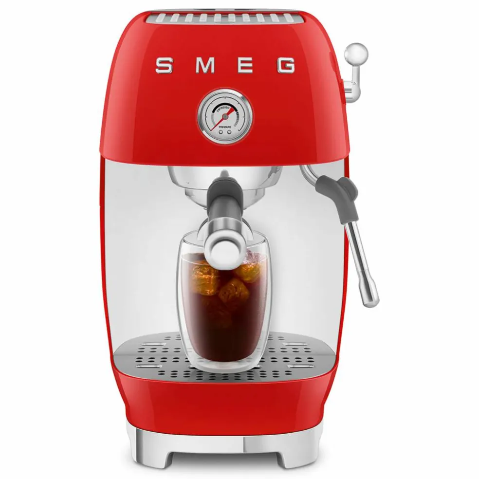 Espressomaskin med Cold Brew, pastellblå