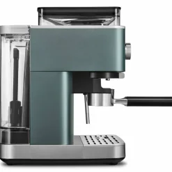 Espressomaskin med kaffekvarn, candy apple