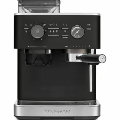Espressomaskin med kaffekvarn, porcelain white