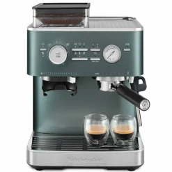 Espressomaskin med kaffekvarn, juniper