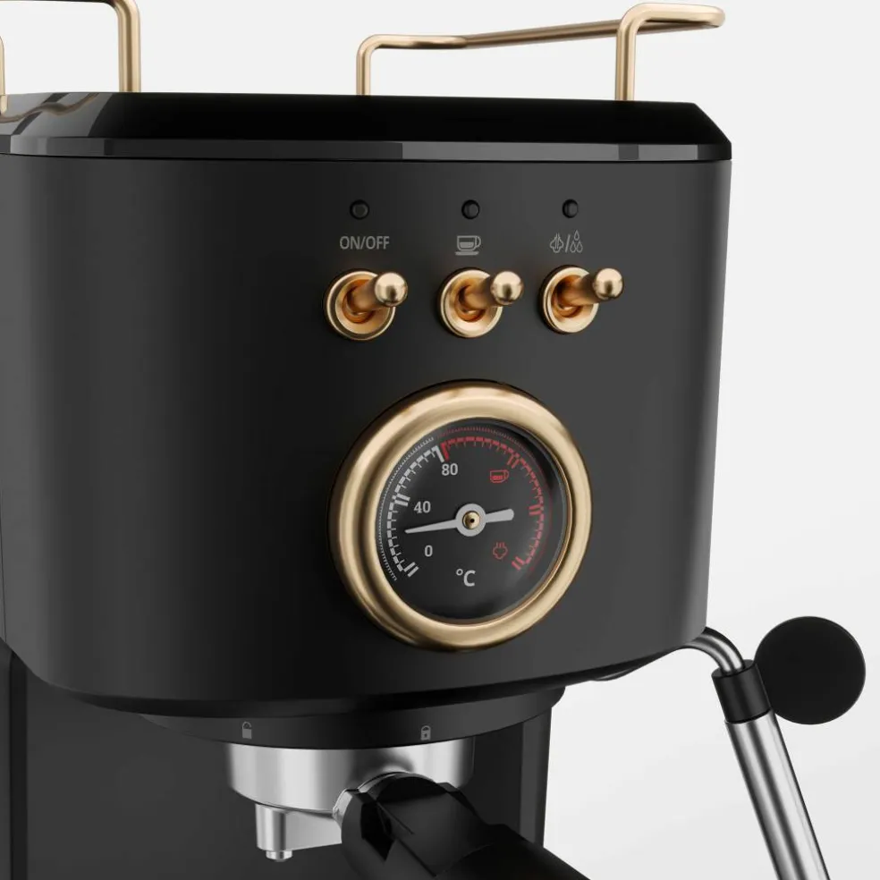 Espressomaskin, rostfritt stål