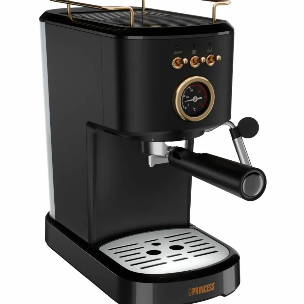 Espressomaskin, rostfritt stål