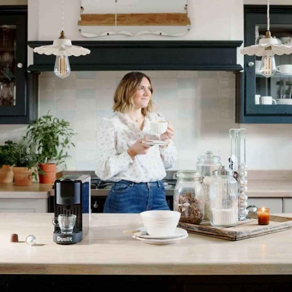 2.0 espressomaskin, svart