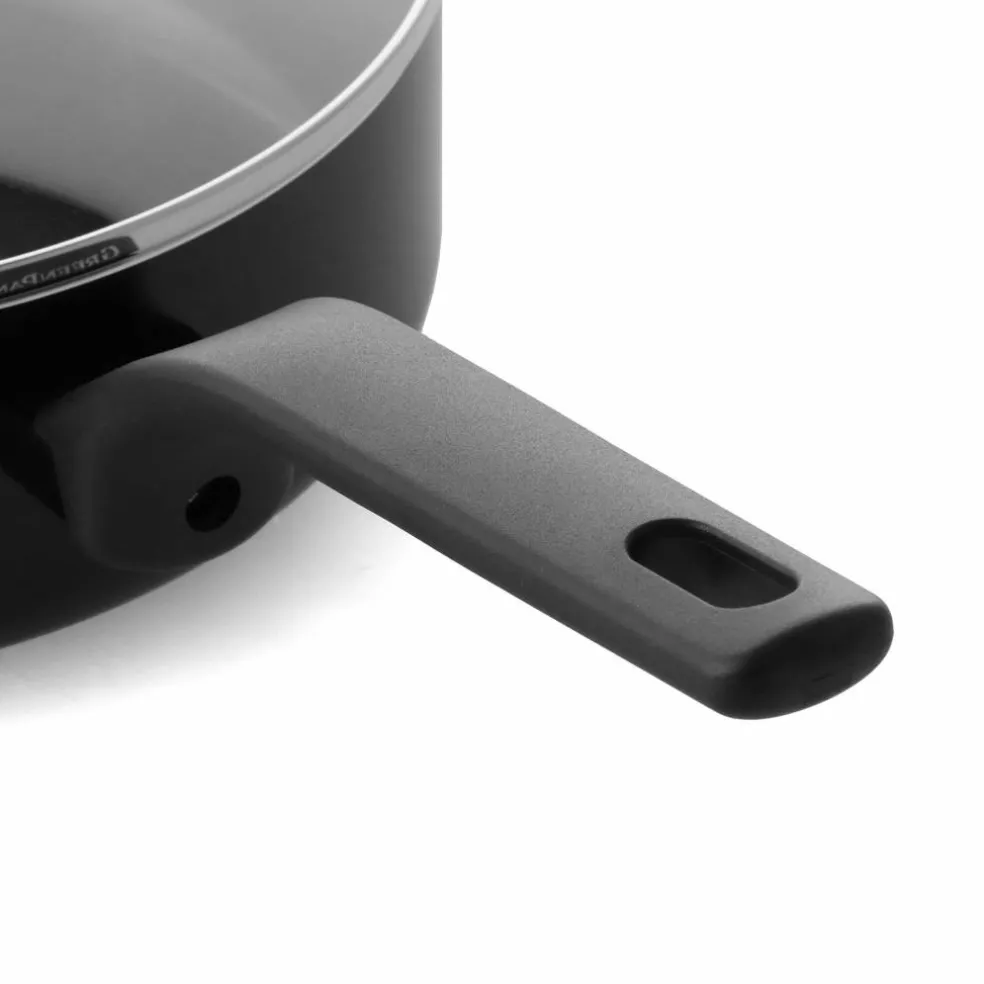 Essence stekpanna med lock 28 cm, svart