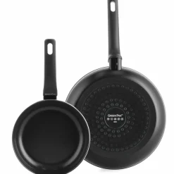 Essence stekpanneset 20 + 28 cm, svart