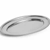 Essential Steel oval serveringstallrik medium, rostfritt stål