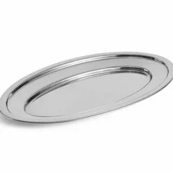 Essential Steel oval serveringstallrik medium, rostfritt stål